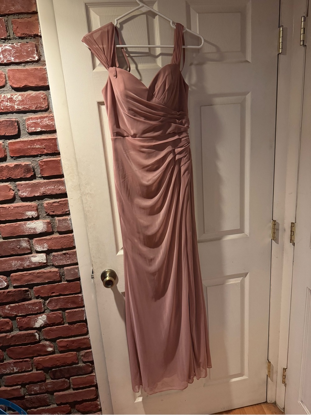 Azazie Tessa Dress in Dusty Rose